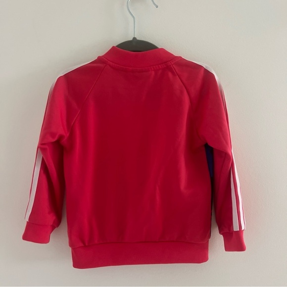 Adidas Original Cat Graphic Warm Up Jacket Track Suit Kids Toddler 12-18 Months - Picture 5 of 5